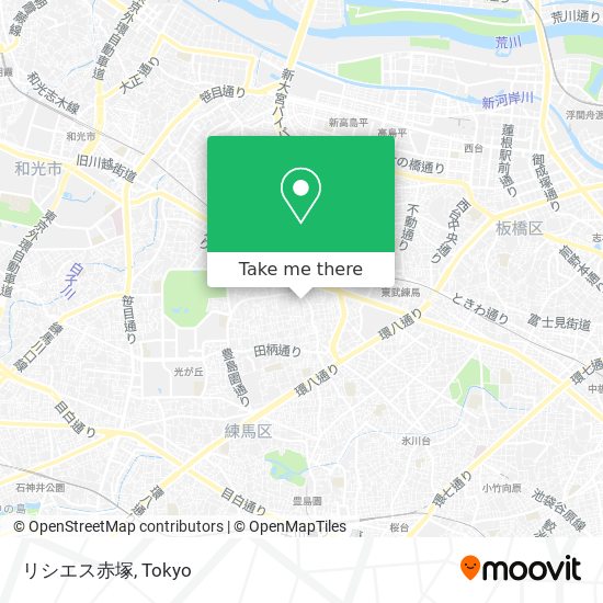 リシエス赤塚 map