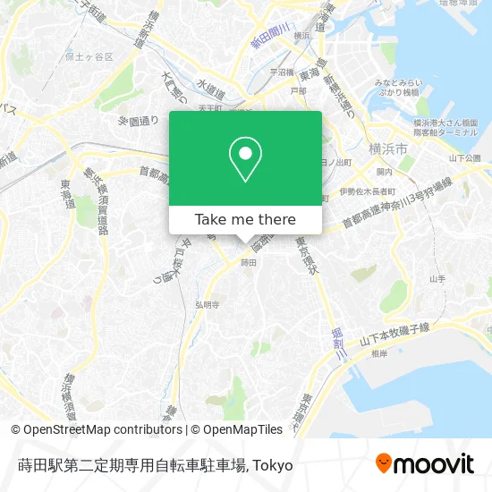 蒔田駅第二定期専用自転車駐車場 map