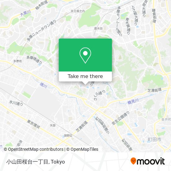 小山田桜台一丁目 map