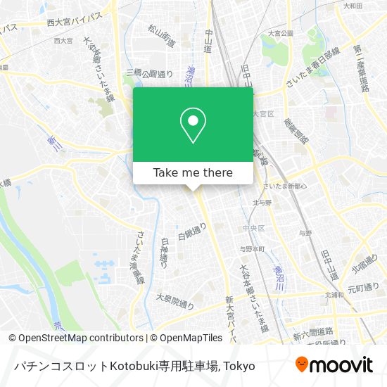 パチンコスロットKotobuki専用駐車場 map