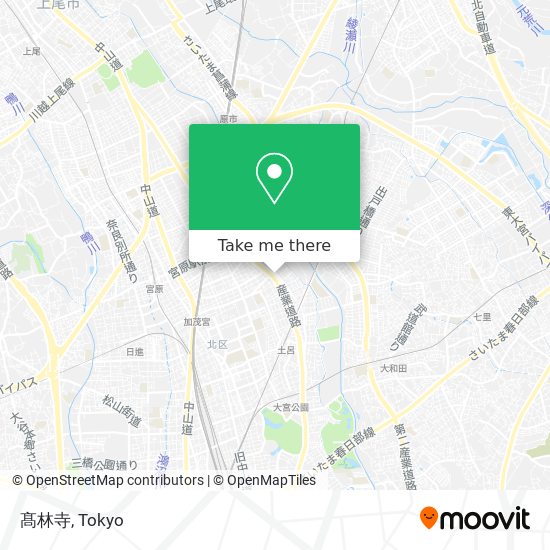 髙林寺 map