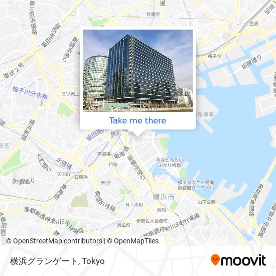 横浜グランゲート map