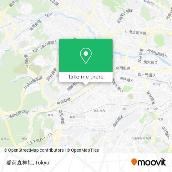 稲荷森神社 map