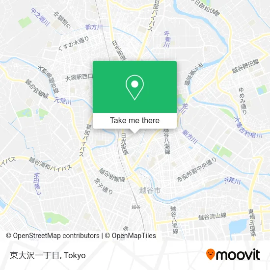 東大沢一丁目 map