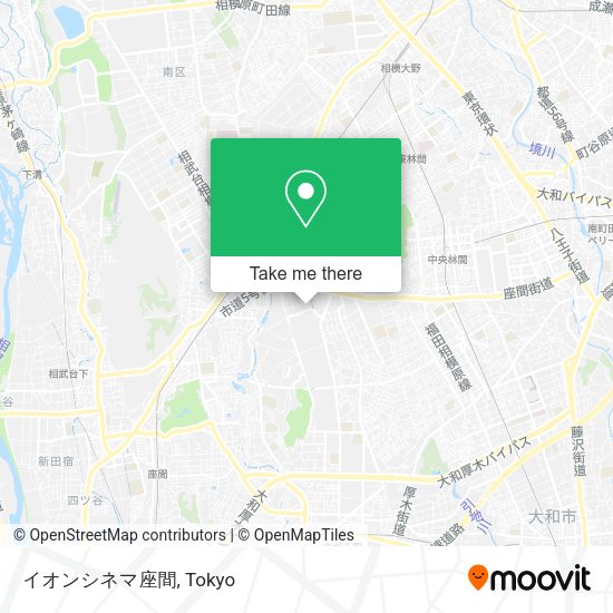 イオンシネマ座間 map
