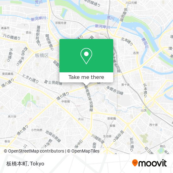 板橋本町 map