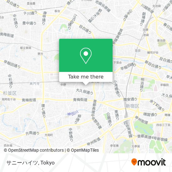 サニーハイツ map