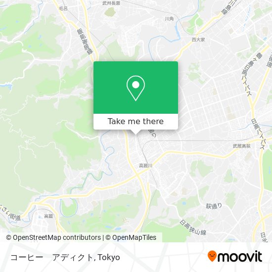 コーヒー　アディクト map