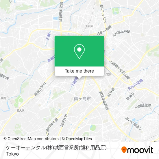 ケーオーデンタル(株)城西営業所(歯科用品店) map