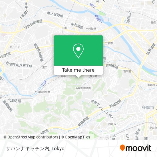 サバンナキッチン内 map