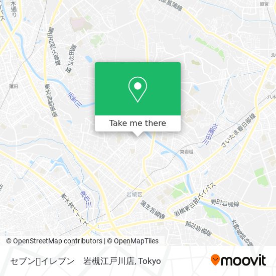 セブンｰイレブン　岩槻江戸川店 map