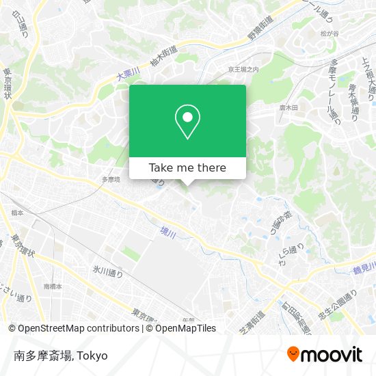 南多摩斎場 map