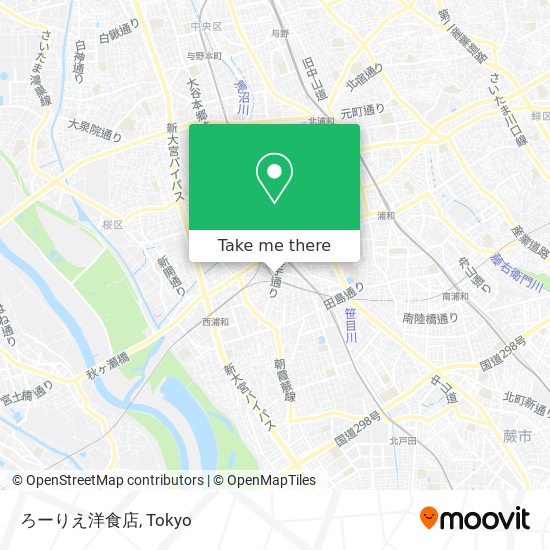 ろーりえ洋食店 map