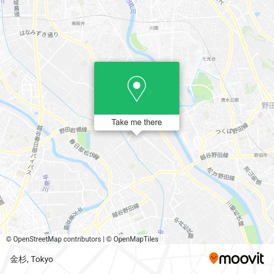 金杉 map