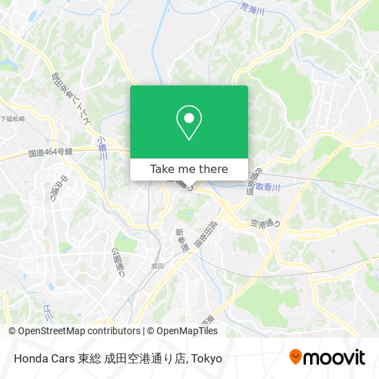 Honda Cars 東総 成田空港通り店 map