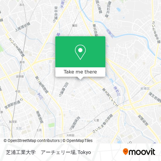 芝浦工業大学　アーチェリー場 map