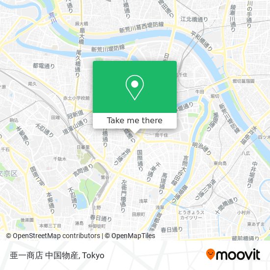 亜一商店 中国物産 map