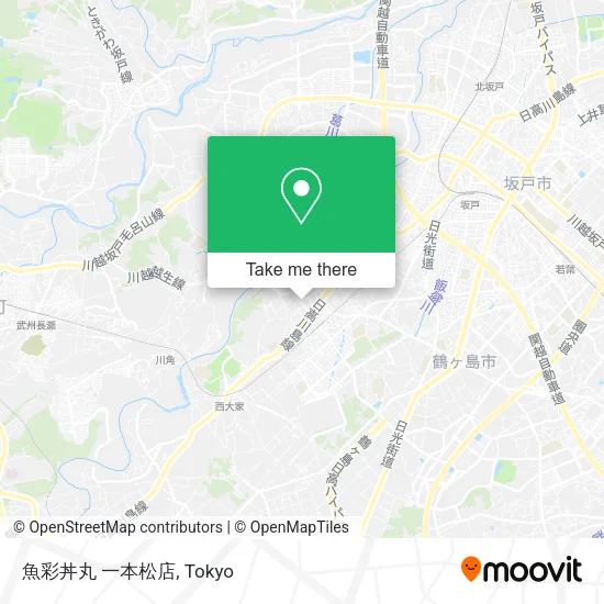 魚彩丼丸 一本松店 map