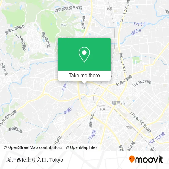 坂戸西Ic上り入口 map