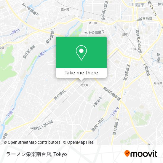 ラーメン栄楽南台店 map
