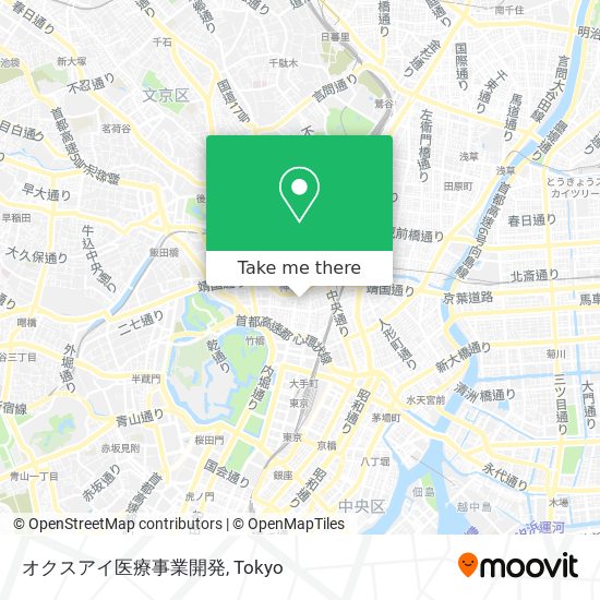 オクスアイ医療事業開発 map