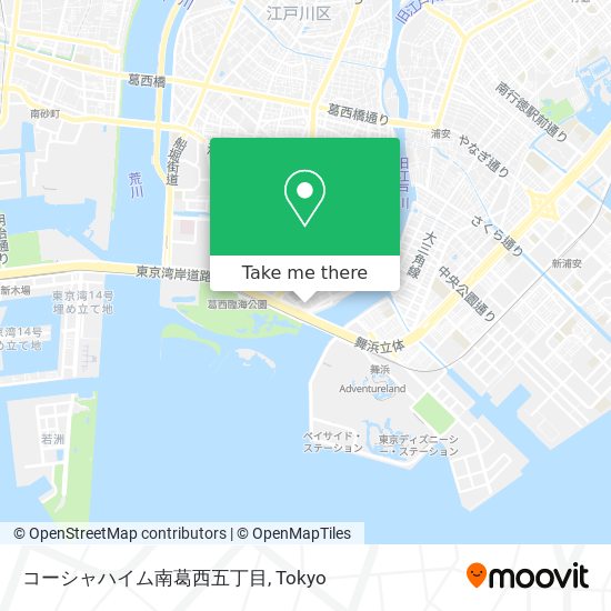 コーシャハイム南葛西五丁目 map