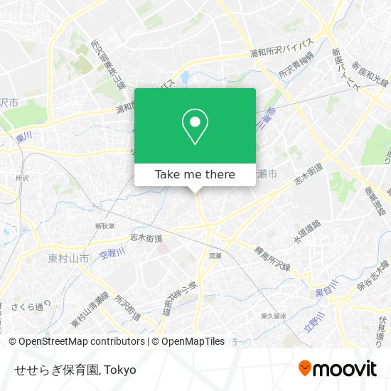 せせらぎ保育園 map