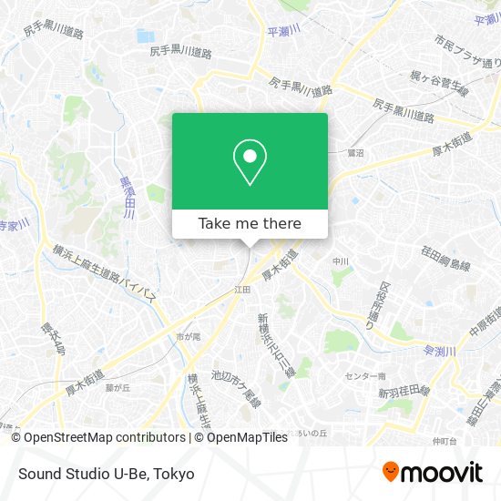 Sound Studio U-Be map