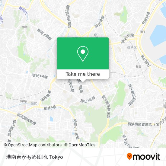 港南台かもめ団地 map