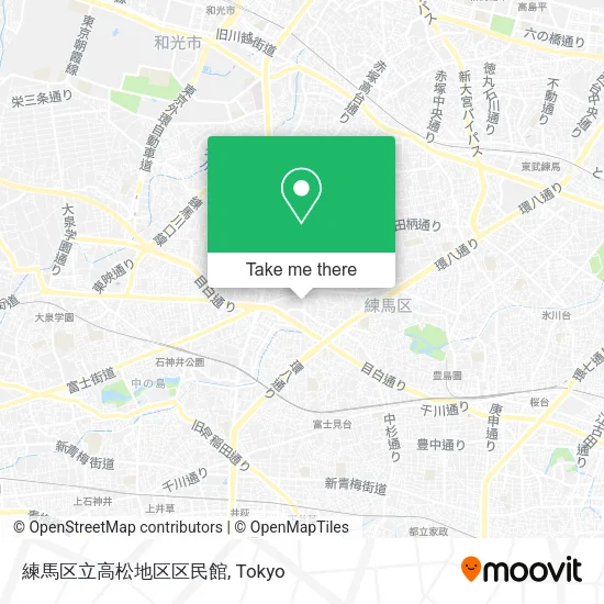 練馬区立高松地区区民館 map