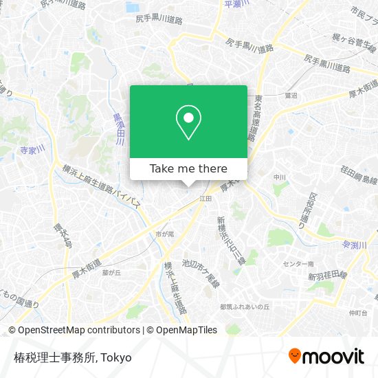 椿税理士事務所 map