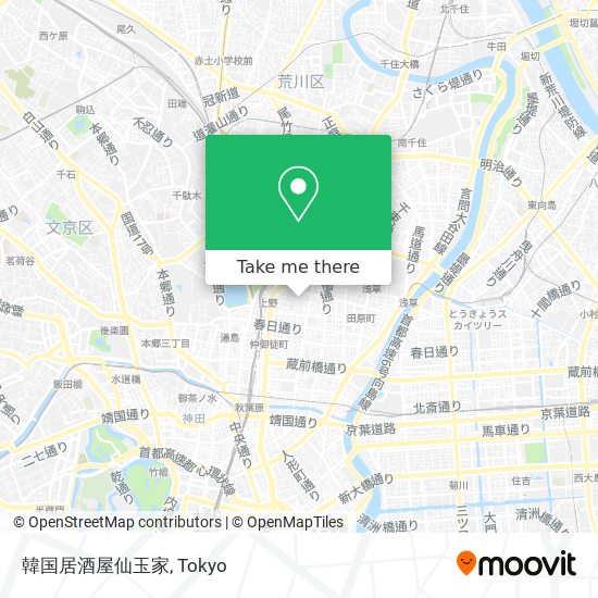 韓国居酒屋仙玉家 map