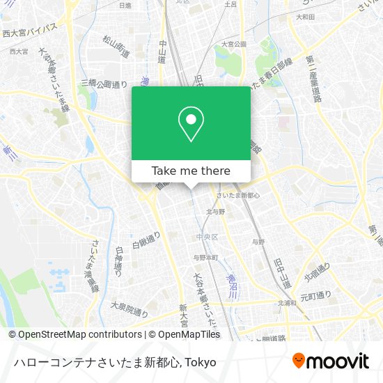 ハローコンテナさいたま新都心 map