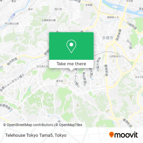 Telehouse Tokyo Tama5 map