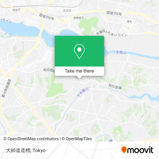 Daishi Road Signpost map