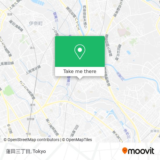 蓮田三丁目 map