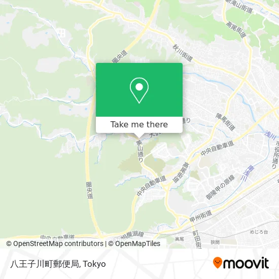 八王子川町郵便局 map