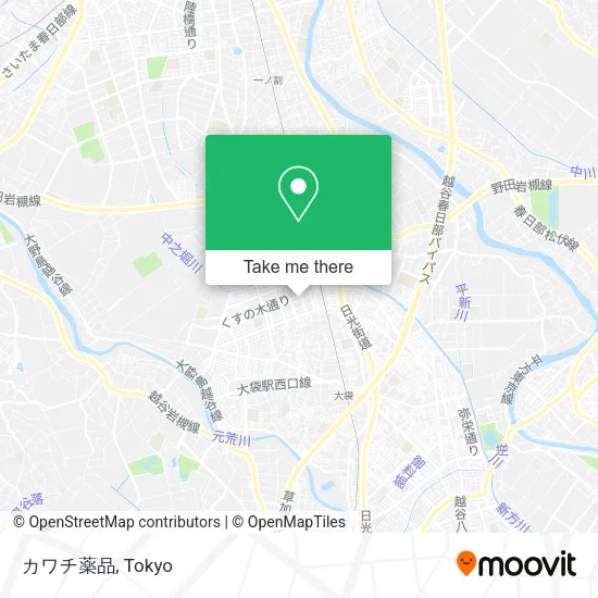 カワチ薬品 map