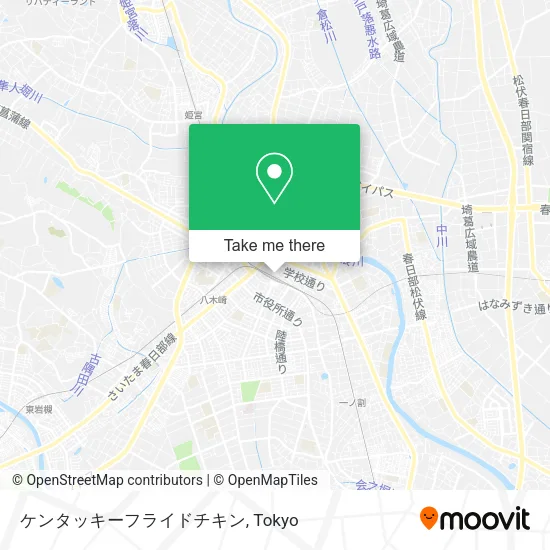 ケンタッキーフライドチキン map