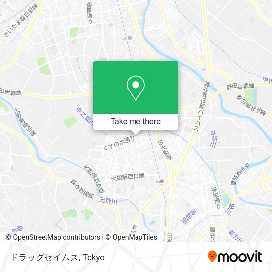 ドラッグセイムス map