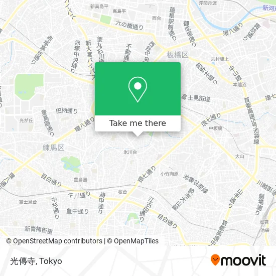 光傳寺 map