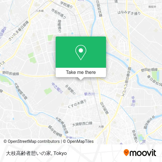 大枝高齢者憩いの家 map