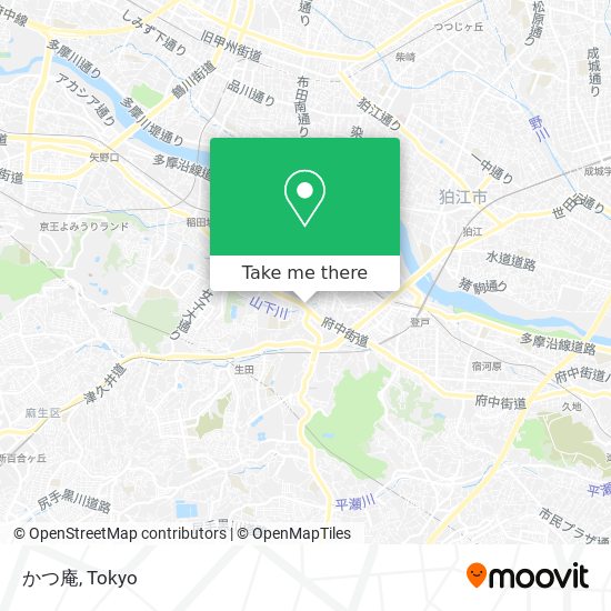 かつ庵 map