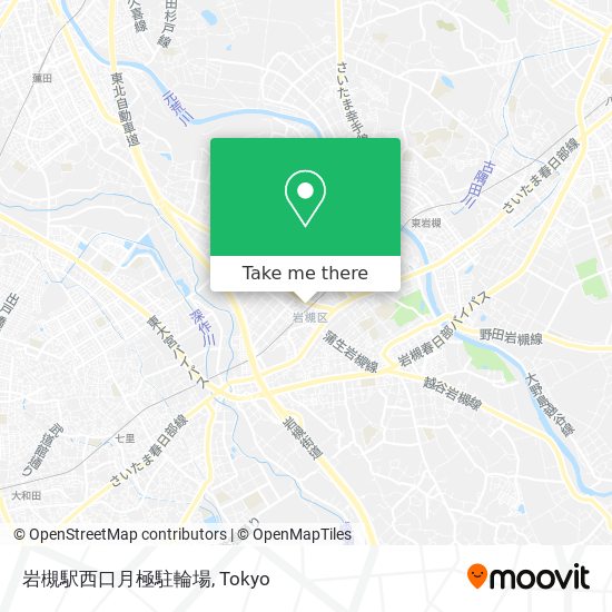 岩槻駅西口月極駐輪場 map