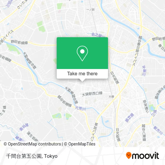 千間台第五公園 map