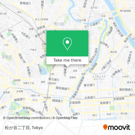 松が谷二丁目 map