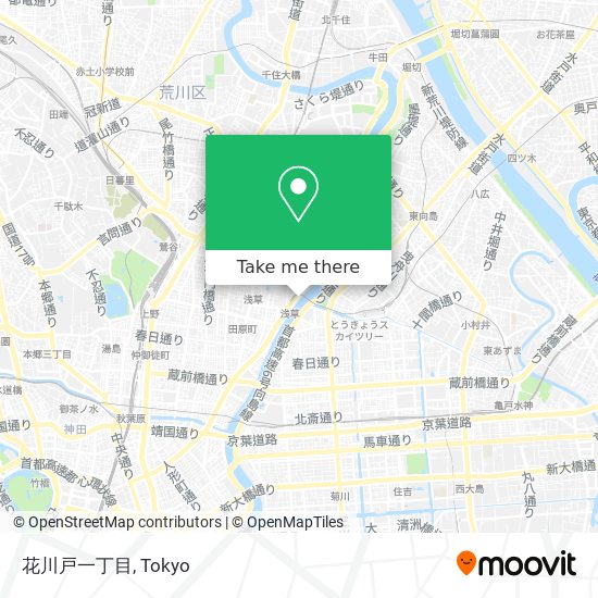 花川戸一丁目 map