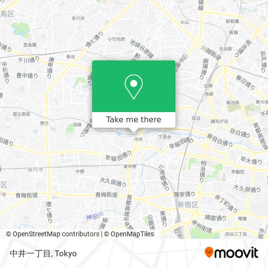 中井一丁目 map