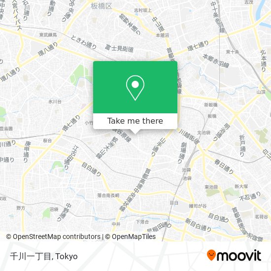 千川一丁目 map