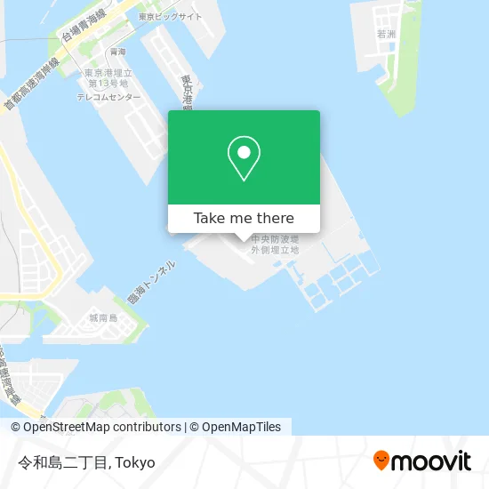Reiwa Island 2-Chome map